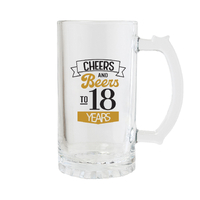 Splosh Sip Celebration Beer Glass - 18th