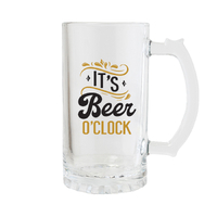 Splosh Sip Celebration Beer Glass - It's Beer O'Clock