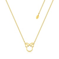 Disney Couture Kingdom - Minnie Mouse - Outline Necklace Yellow Gold