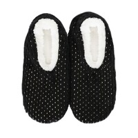 Snugg Ups Ladies Metallic - Black