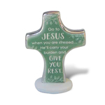 Bedtime Prayer Cross - Jesus Give You Rest