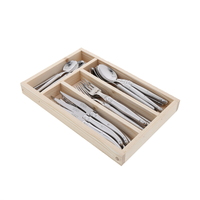 Jean Dubost Laguiole Simplicite - 24 Piece Cutlery Set Stainless Steel
