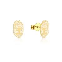 Disney Couture Kingdom - Princess and the Frog - Princess Tiana Stud Earrings Yellow Gold