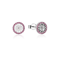 Disney Couture Kingdom - Frozen 2 - October Birthstone Snowflake Stud Earrings