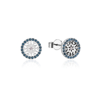 Disney Couture Kingdom - Frozen 2 - December Birthstone Snowflake Stud Earrings
