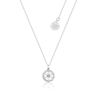 Disney Couture Kingdom - Frozen 2 - April Birthstone Snowflake Necklace
