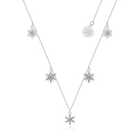 Disney Couture Kingdom - Frozen 2 - Elsa Crystal Snowflake Necklace