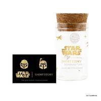 Star Wars x Short Story Earrings - Mandalorian & Boba Fett - Gold