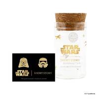 Star Wars x Short Story Earrings - Darth Vader & Stormtrooper - Gold