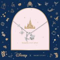 Disney x Short Story Necklace Sleeping Beauty - Silver