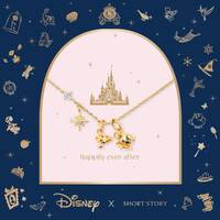 Disney x Short Story Necklace Alice In Wonderland - Gold