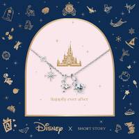 Disney x Short Story Necklace Alice In Wonderland - Silver