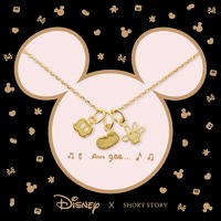 Disney X Short Story Necklace Mickey Shorts Shoe Glove - Gold