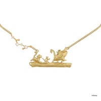Disney x Short Story Necklace The Lion King No Worries - Gold