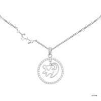 Disney x Short Story Necklace The Lion King Circle Of Life - Silver