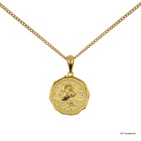 Star Wars x Short Story Necklace - Leia Medallion - Gold