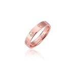 Disney Couture Kingdom Precious Metal - Minnie Mouse Band Ring Rose Gold Medium