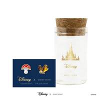Disney x Short Story Earrings Mushroom And Butterfly - Epoxy