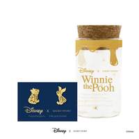 Disney x Short Story Earrings Pooh And Piglet - Gold