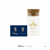 Disney x Short Story Earrings Belle's Rose - Gold