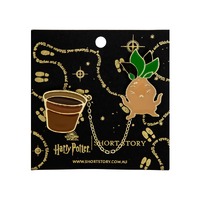 Harry Potter x Short Story Enamel Pin - Mandrake & Pot