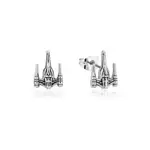 Disney Couture Kingdom Precious Metal - Star Wars - N1-Starfighter Stud Earrings Silver