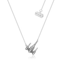 Disney Couture Kingdom Precious Metal - Star Wars - N1-Starfighter Necklace Silver