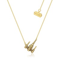 Disney Couture Kingdom Precious Metal - Star Wars - N1-Starfighter Necklace Yellow Gold
