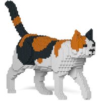 Jekca Animals - Calico Cat Walking 28cm