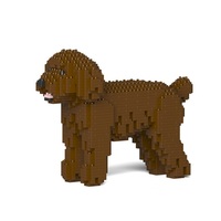 Jekca Animals - Toy Poodle Brown 18cm