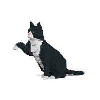 Jekca Animals - Tuxedo Cat Pawing 27cm