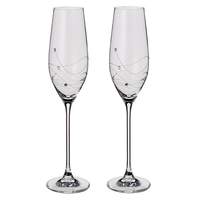 Dartington Crystal Glitz - Flute Pair