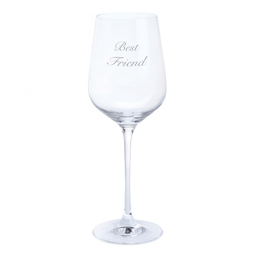 Dartington Crystal Best Friend Wine Glass