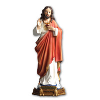 Sacred Heart Of Jesus - 20cm Resin Statue