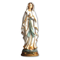 Our Lady Of Lourdes - 20cm Resin Statue
