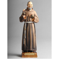 St Padre Pio - 20cm Resin Statue