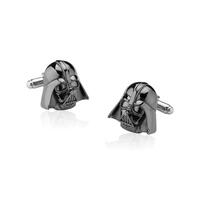 Disney Couture Kingdom - Star Wars - Darth Vader Cufflinks White Gold and Gunmetal Plated