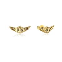 Disney Couture Kingdom - Star Wars - The Mandalorian The Child Stud Earrings Yellow Gold