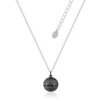 Disney Couture Kingdom - Star Wars - Death Star Necklace White Gold and Gunmetal Plated