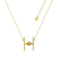 Disney Couture Kingdom - Star Wars - TIE Fighter Necklace Yellow Gold