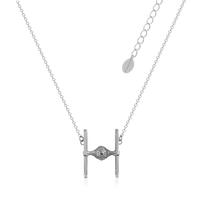 Disney Couture Kingdom - Star Wars - TIE Fighter Necklace White Gold