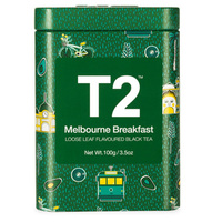 T2 Loose Tea 100g Gift Tin - Melbourne Breakfast