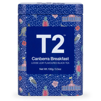 T2 Loose Tea 100g Gift Tin - Canberra Breakfast