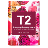 T2 Loose Tea 100g Gift Tin - Pumping Pomegranate