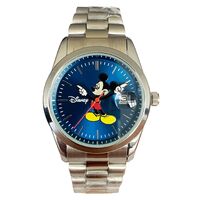 The Original Mickey Collection Watch - Collectors Edition Silver + Blue 35mm Ft Mickey
