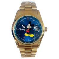 The Original Mickey Collection Watch - Collectors Edition Gold + Blue 35mm Ft Mickey