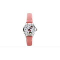 The Original Mickey Collection Watch - Silver + Pink 25mm Ft Minnie
