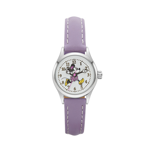 The Original Mickey Collection Watch - Minnie Mouse Silver + Lilac 25mm