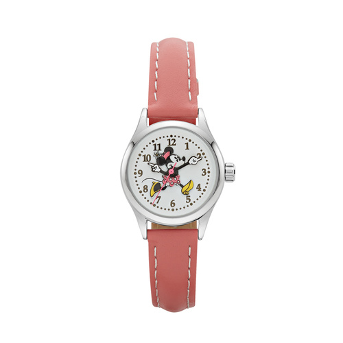 The Original Mickey Collection Watch - Minnie Mouse Silver + Pink 25mm