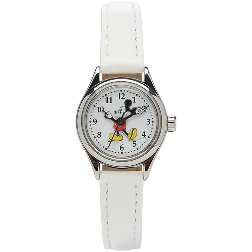 The Original Mickey Collection Watch - Silver + White 25mm